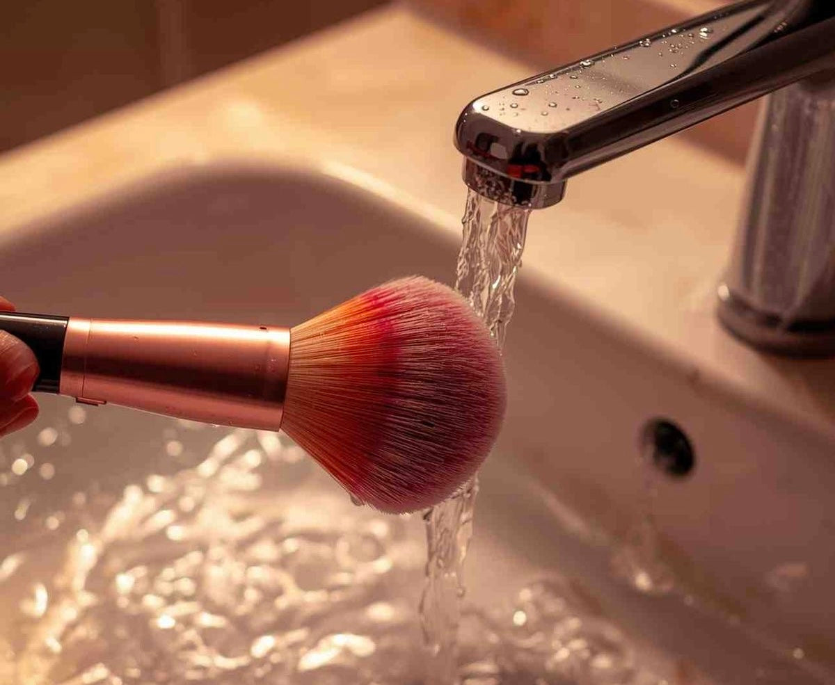 Makeup brush cleaner