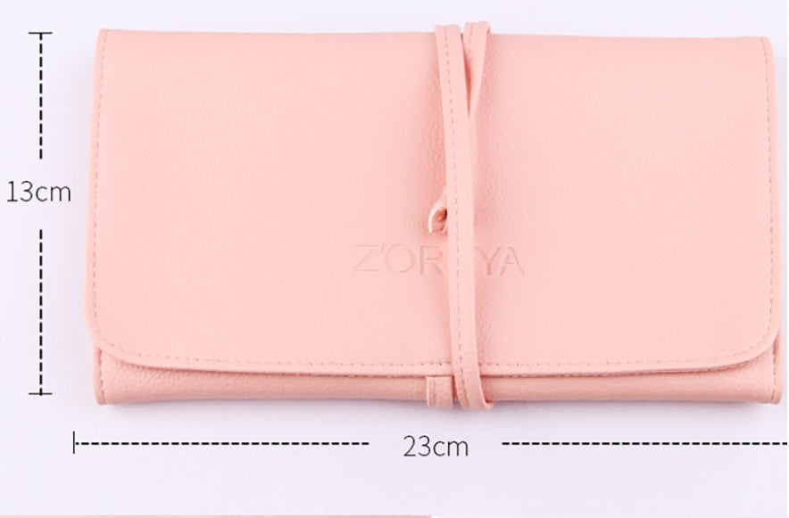 ZOREYA 12-Piece Makeup Brush Set with PU Bag
