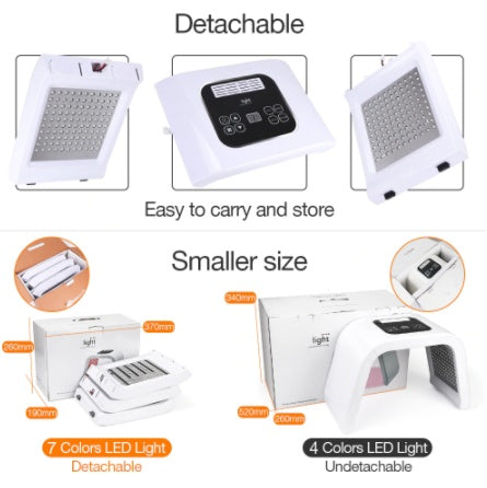 LED Light Therapy – 7 Colors for Skin Rejuvenation