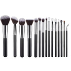 15-Piece Rose Gold Makeup Brush Set
