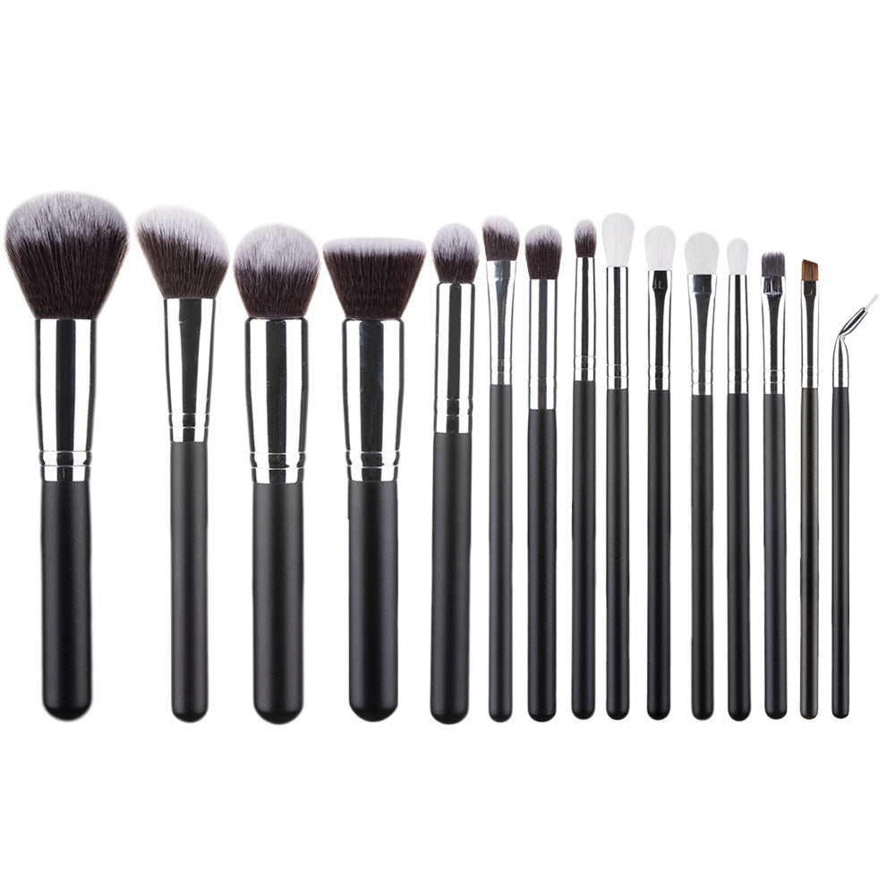 15-Piece Rose Gold Makeup Brush Set
