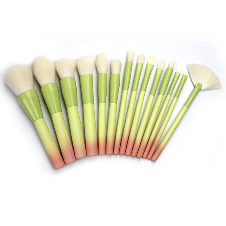 Professional Gradient 14-Piece Makeup Brush Set.