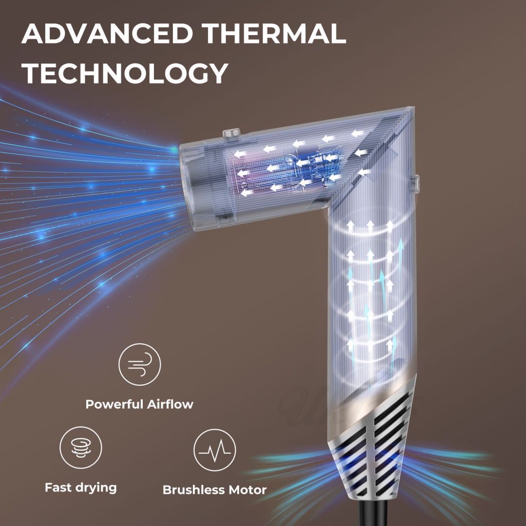 Multifunctional 6-in-1 Automatic Hair Dryer