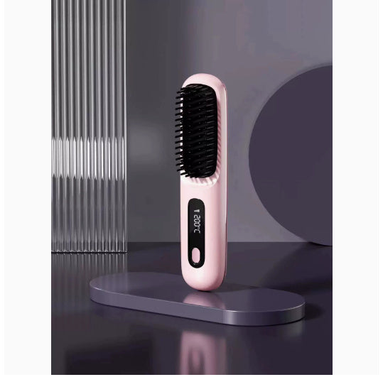 Portable 2-in-1 Hair Straightener & Curler