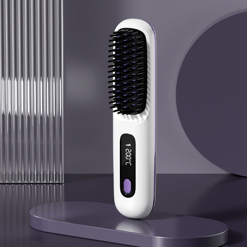 Portable 2-in-1 Hair Straightener & Curler