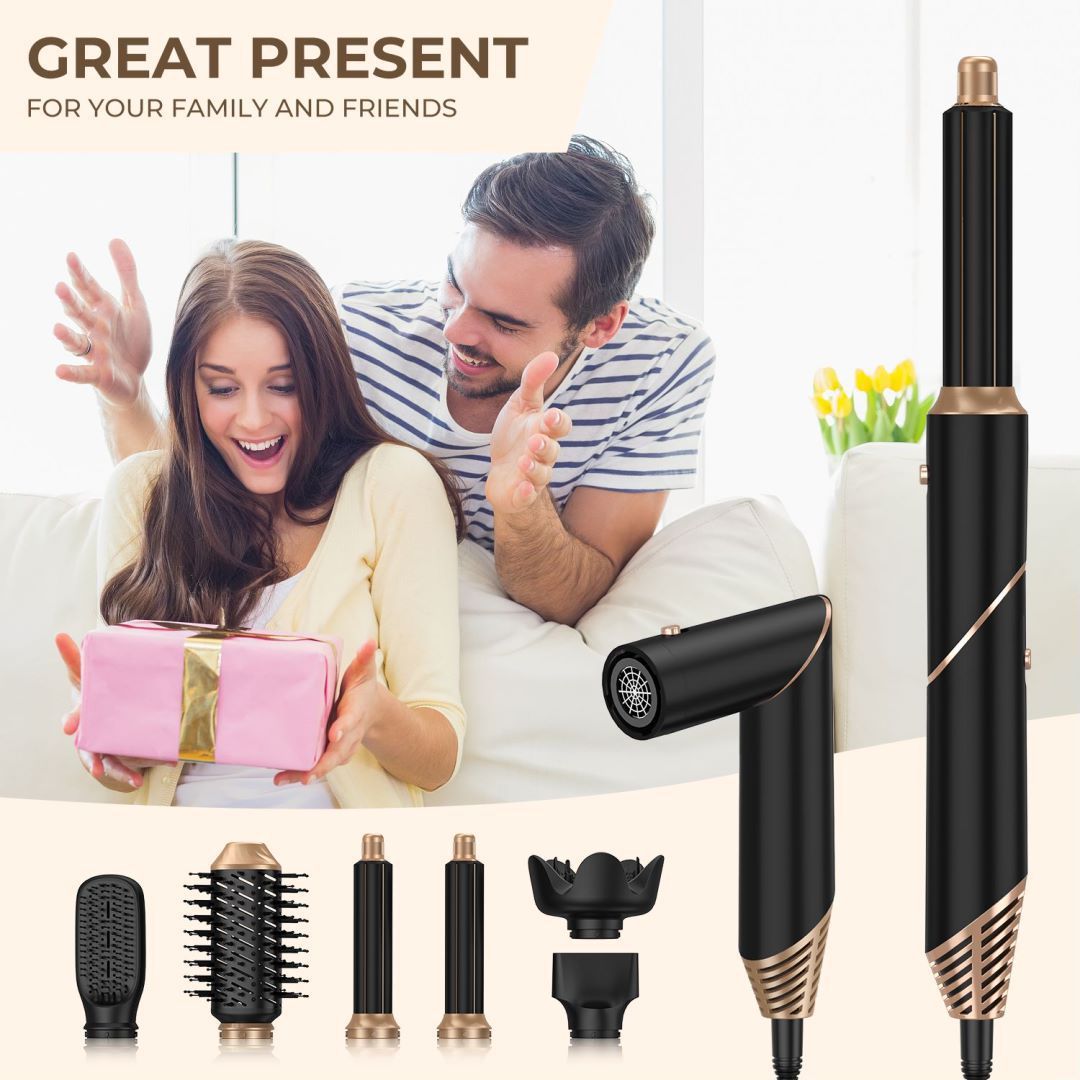Multifunctional 6-in-1 Automatic Hair Dryer