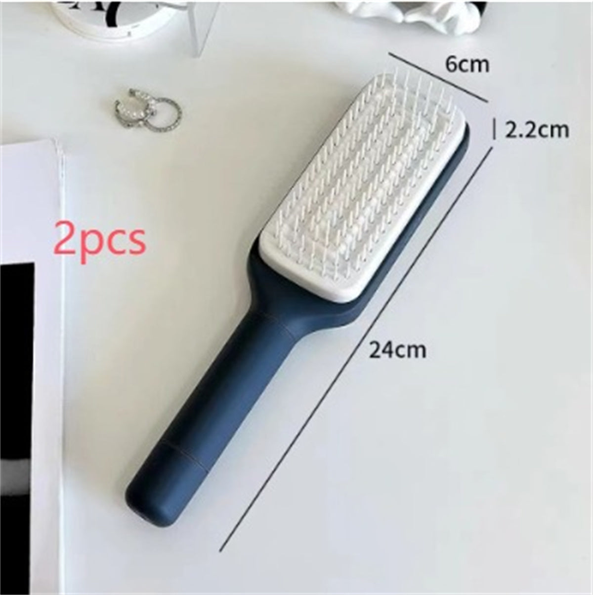 Self Cleaning Anti-Static Massage Comb