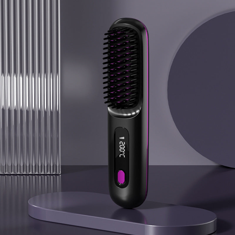 Portable 2-in-1 Hair Straightener & Curler