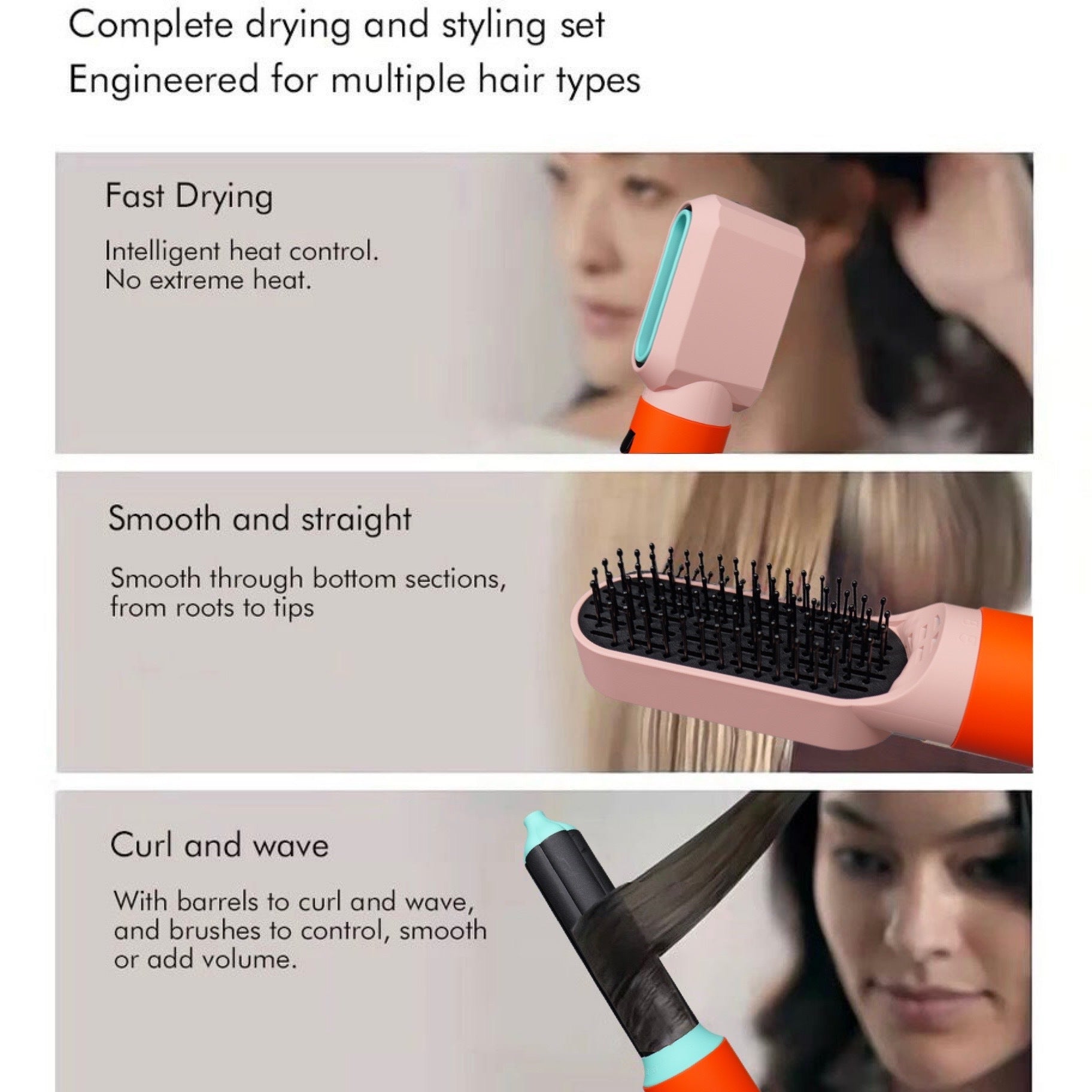 Automatic Hair Curler Five-in-one Hairdressing Style Shaper
