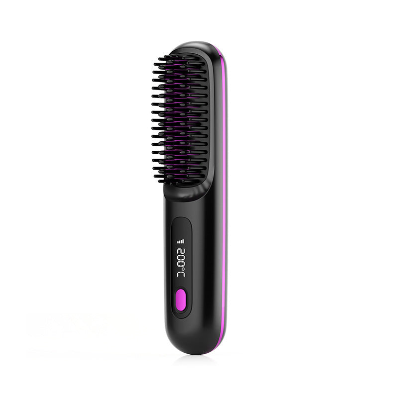 Portable 2-in-1 Hair Straightener & Curler