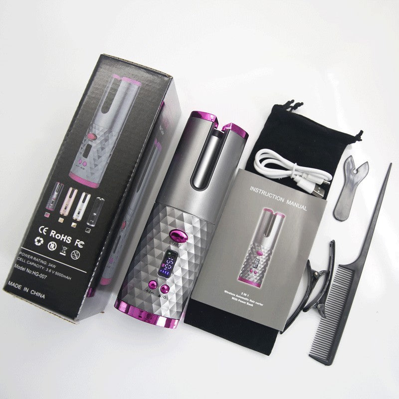 Wireless Automatic Hair Curler