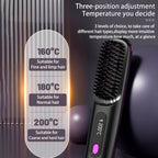 Portable 2-in-1 Hair Straightener & Curler